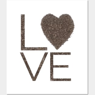 Chia Seeds Heart Love For Healthy Life Posters and Art